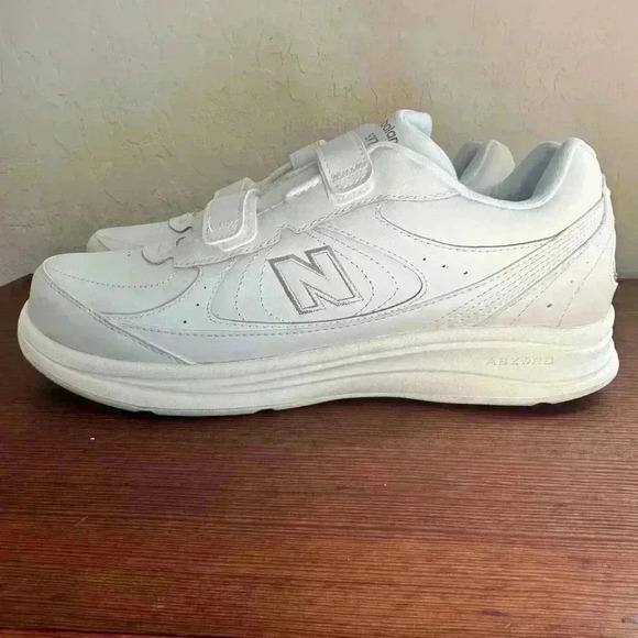Size 10.5 D - New Balance 577 Hook and Loop White New - Picture 6 of 12